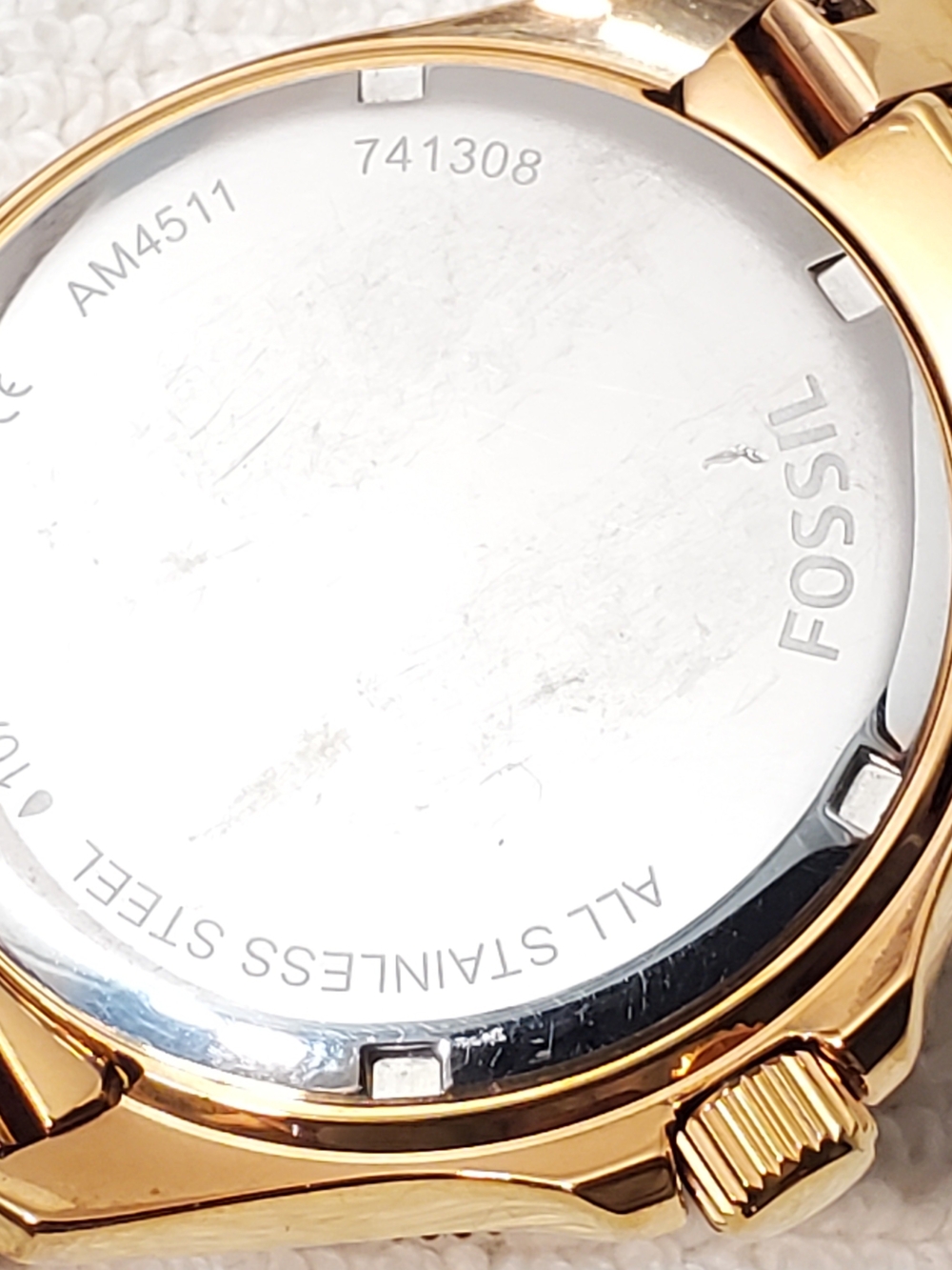 Fossil Cecile Women's Rose Gold Tone Day Date Quartz Watch Roman Numerals - Picture 8 of 10